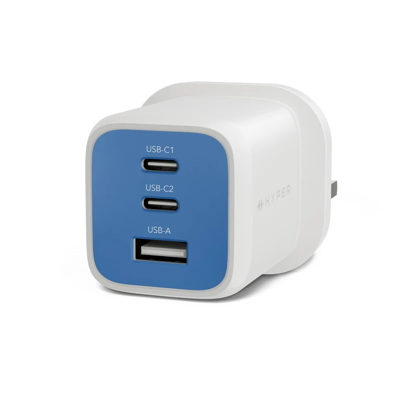 HyperJuice Flex 65 W GaN-Ladegerät – Blau (EU)