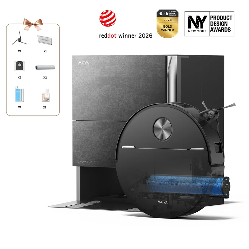 MOVA Z70 Ultra Roller Complete Robot Vacuum Stone Panel