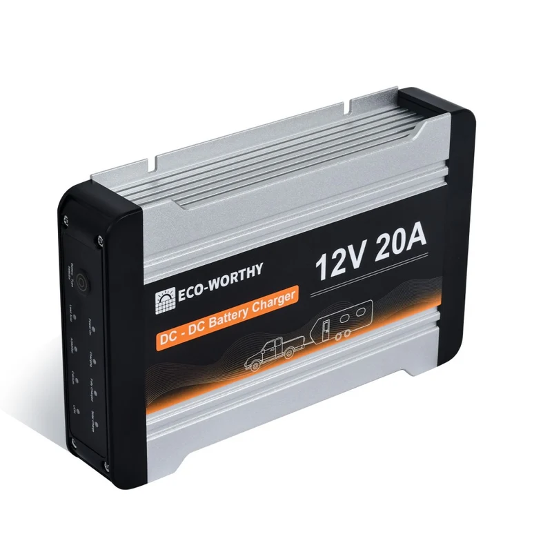 ECO-WORTHY 12V 20A & 40A MPPT DC-DC Batterieladegerät Für 12V LiFePO4, Blei-Säure, SLA, Gel, AGM Und Calcium-Batterien