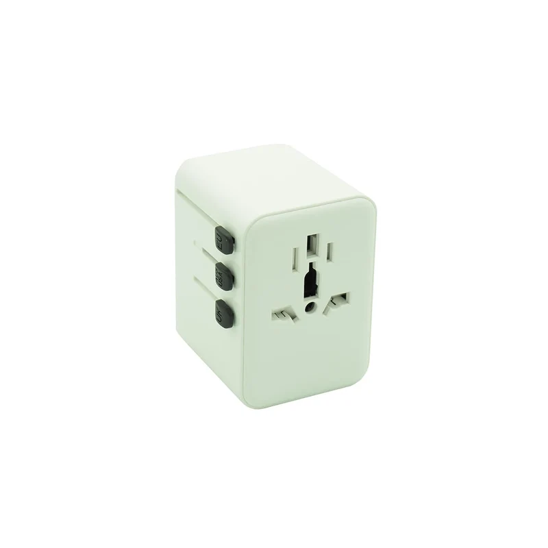 Kolumbus Weltreisestecker 4-in-1 – 150+ Länder, 2x USB-A & 2x USB-C, CE/RoHS
