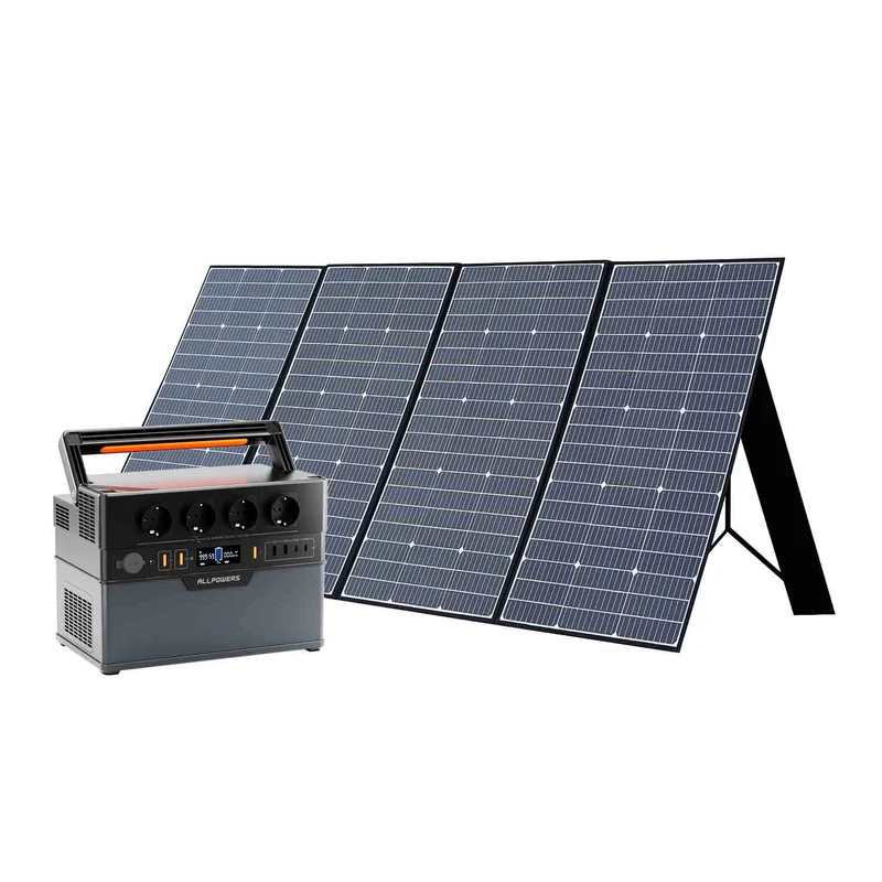 ALLPOWERS S1500 Plus Mit 400W Solarpanel | 1500W Solargenerator