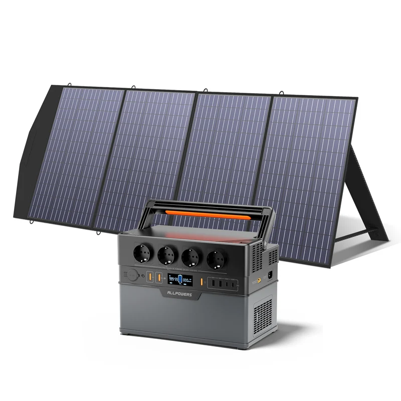 ALLPOWERS S1500 Plus Mit 200W Solarpanel | 1500W Solargenerator