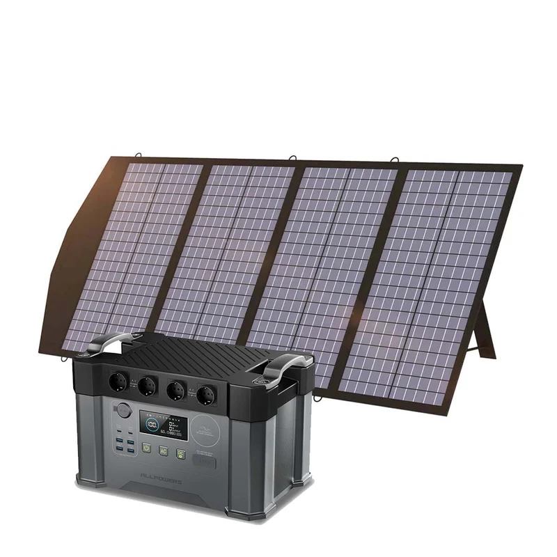 ALLPOWERS S2000 Pro Mit 140W SolarPanel | 2400W Solargenerator