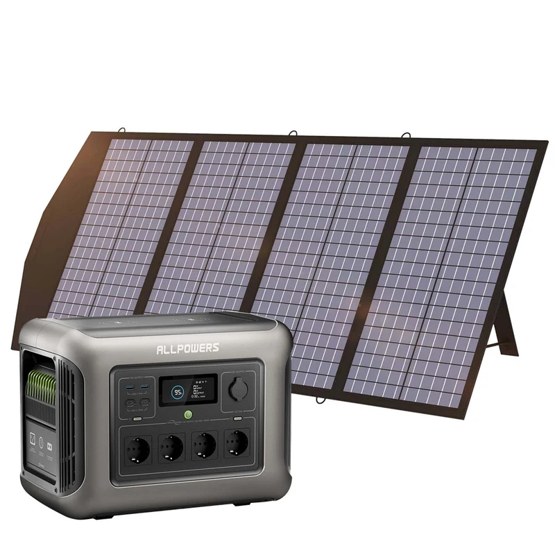 ALLPOWERS R1500 Mit 140W Solarpanel | 1800W Solargenerator