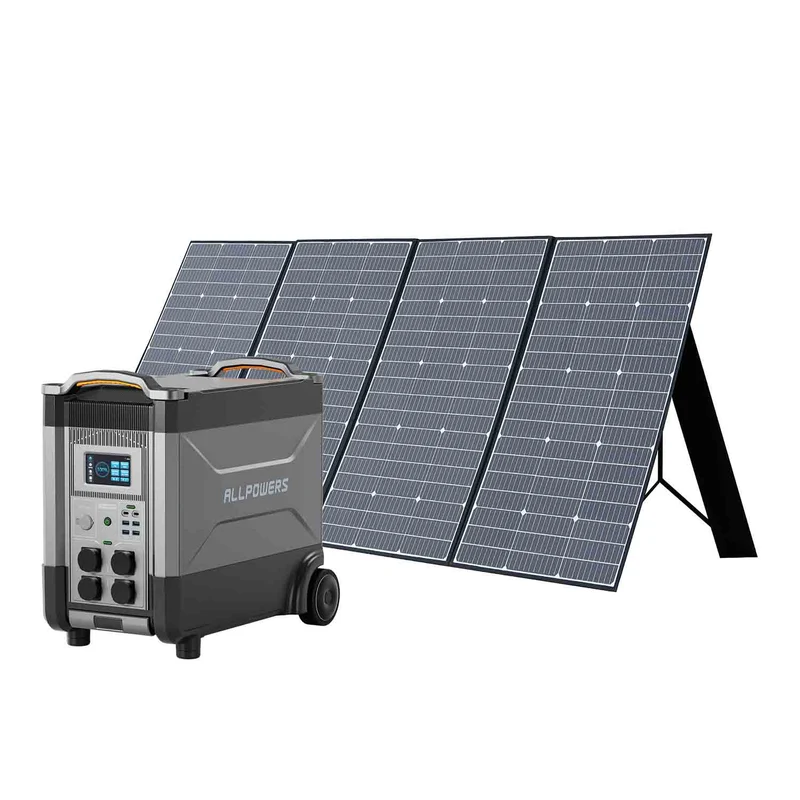 ALLPOWERS R4000 Mit 400W Solarpanel | 4000W Solargenerator