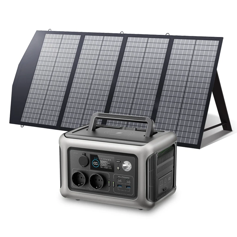ALLPOWERS 600W Solargenerator R600 Mit 140W Solarpanel
