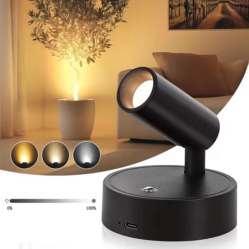 LED Spot Light – aufladbar, magnetisch, Fernbedienung, kabellos & ohne Bohrlöcher