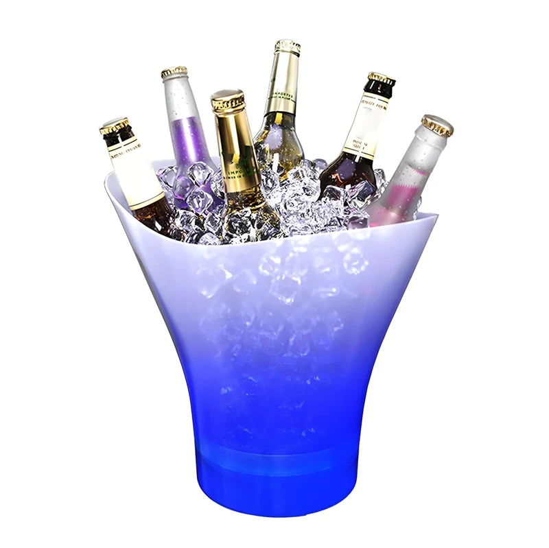 Wein-Cooler – 7L, LED-Beleuchtung, Bluetooth-Speaker, USB-C, wiederaufladbar