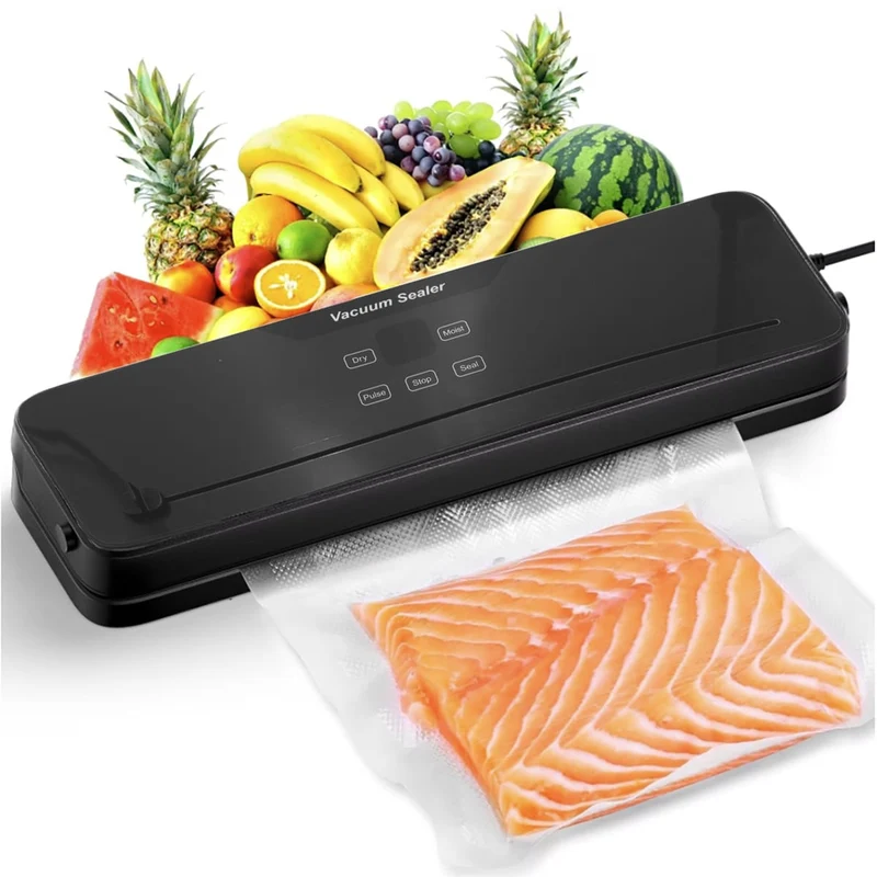 Vakuumiergerät – inkl. 8 Beutel, starke Saugleistung, für Lebensmittel & Sous-vide