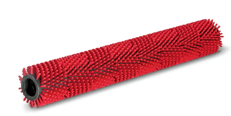 Walzenbürste, mittel, rot, 638 mm