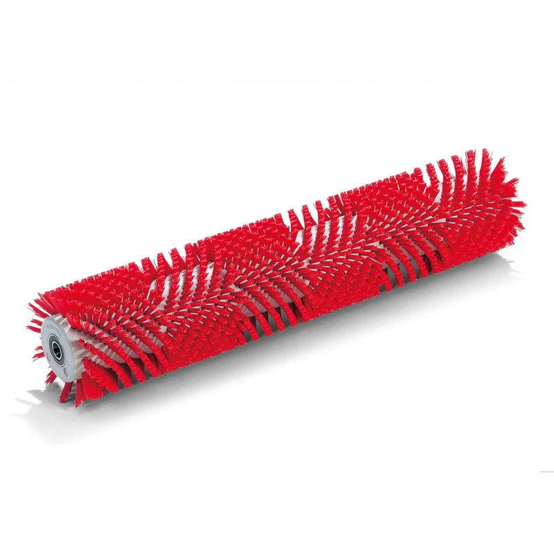 Walzenbürste, mittel, rot, 530 mm