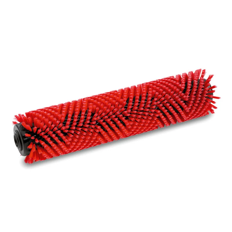 Walzenbürste, mittel, rot, 400 mm