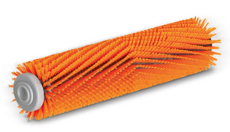 Walzenbürste, hoch-tief, orange, 300 mm