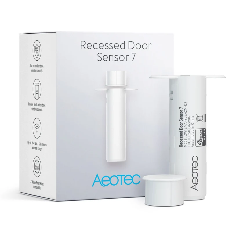 Aeotec Recessed Door Sensor 7 Z-Wave Plus V2 ZW187