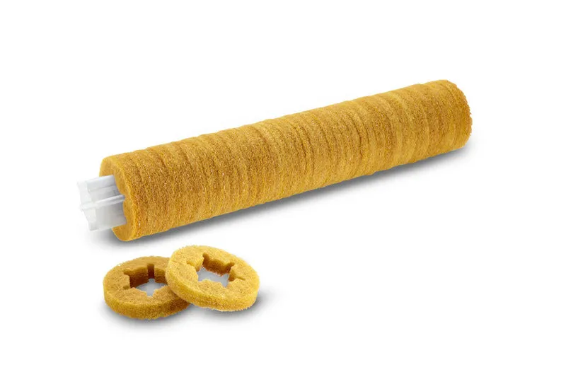 Walzenpad auf Hülse, weich, gelb, 460 mm