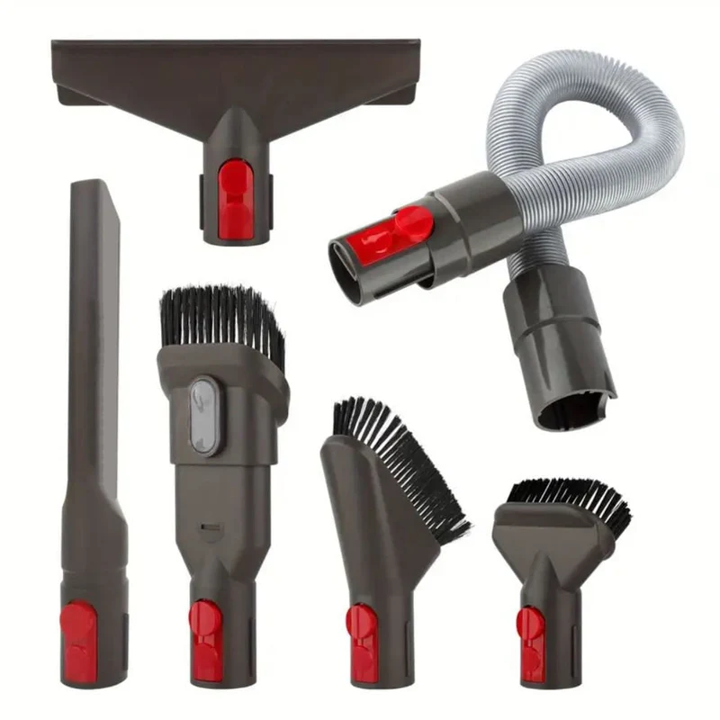 Zubehör Set für Dyson – V7/V8/V10/V11/V15, Bürstenaufsätze für Polster, Teppich & Fugen