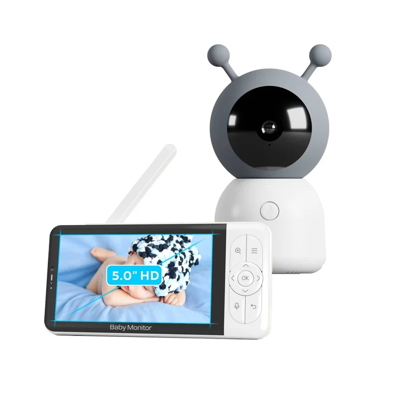 BabyGuard Babyphone – mit Fernbedienung, 2 Ladekabel & Stecker, ohne SD-Karte