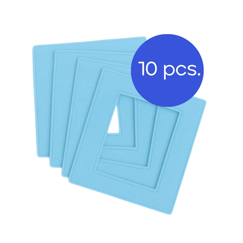 HESTER M3 polishing cloths, 10 pcs. (blue)