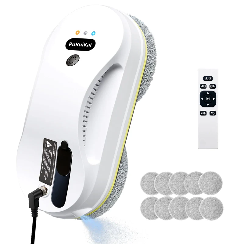 HCR-09 PuRuiKai Ultra Thin Robot Vacuum & Window Cleaning Robot – Electric Glass Cleaner
