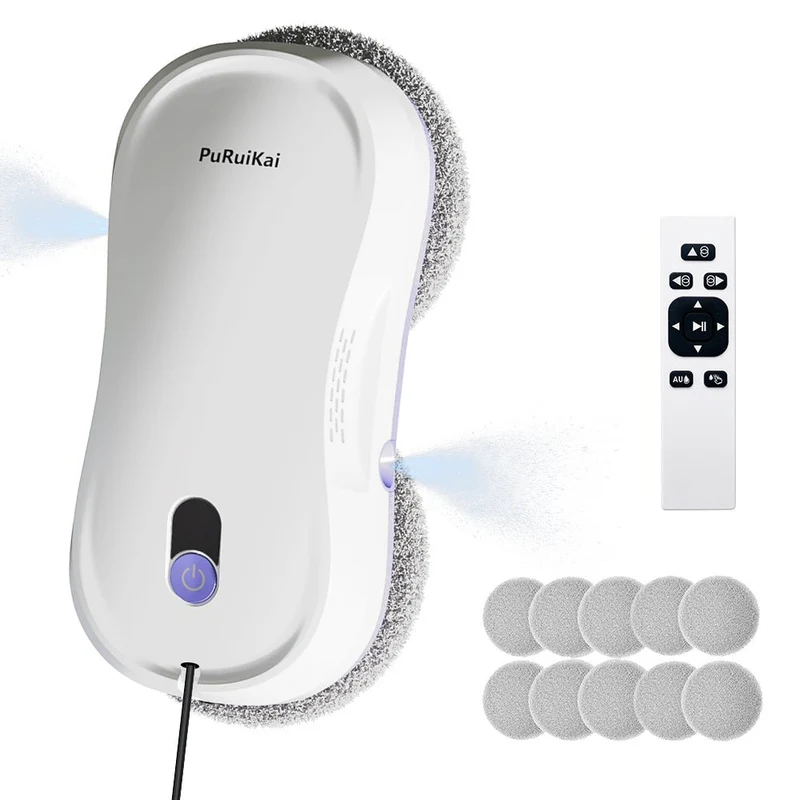 HCR-M8 Compact Dual-Spray Robot for Windows Cleaning | Puruikai Cleaning Robot Window