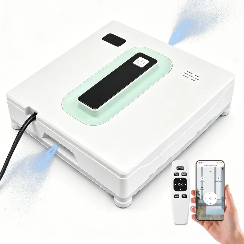 HCR-21 Smart Window Cleaning Robot – Streak-Free ; Safe for High Windows | PuRuiKai