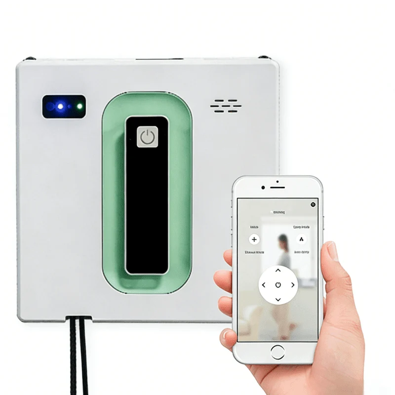 Window Cleaning Robot Dual Water Spray Automatic Cleaning Intelligent Path Planning Glass Cleaners