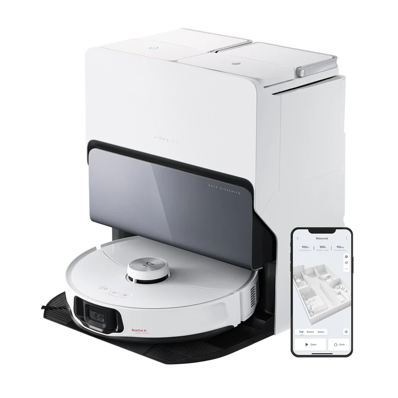 Roborock S8 MaxV Ultra Saugroboter mit 10000Pa extreme Saugkraft und VibraRise® 3.0 Wischsystem