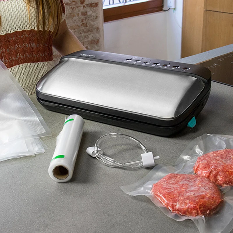 Vakuumversiegelte Verpackung Cecotec Sealvac Steel 120W