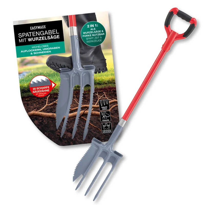 Spatengabel mit Wurzelsäge