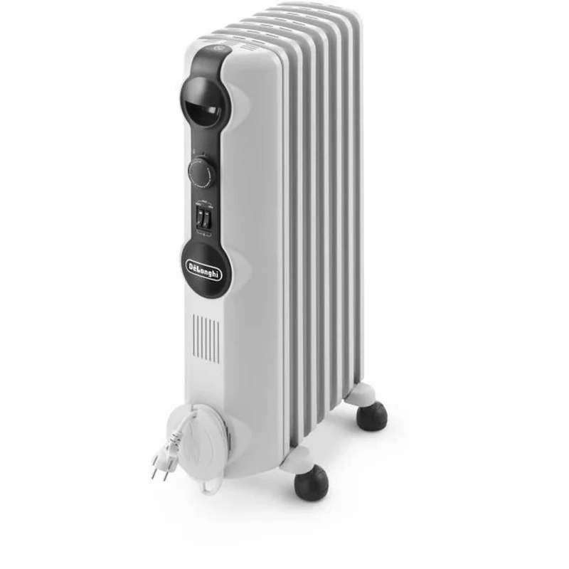 Ölgefüllter Heizkörper (7 Kammern) DeLonghi Radia White Grey 1500 W