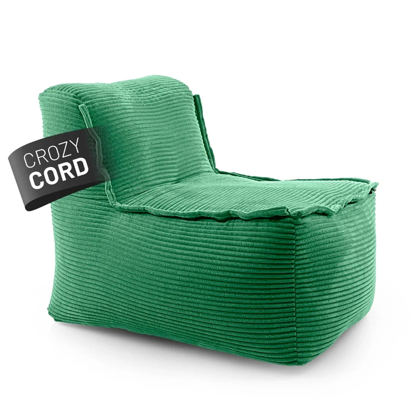 Modulare Mitte aus der LUMALAND Cord-Reihe - 200 L - 81 x 54 x 70 cm - Dunkelgrün