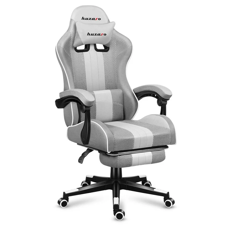 Gaming-Stuhl Huzaro HZ-Force 4.7 Weiß Mesh Weiß Grau