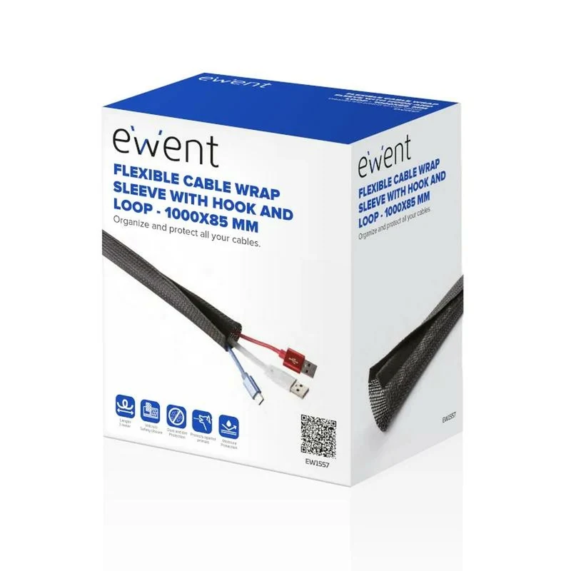 Kupplung Ewent ew1557 1 m Schwarz