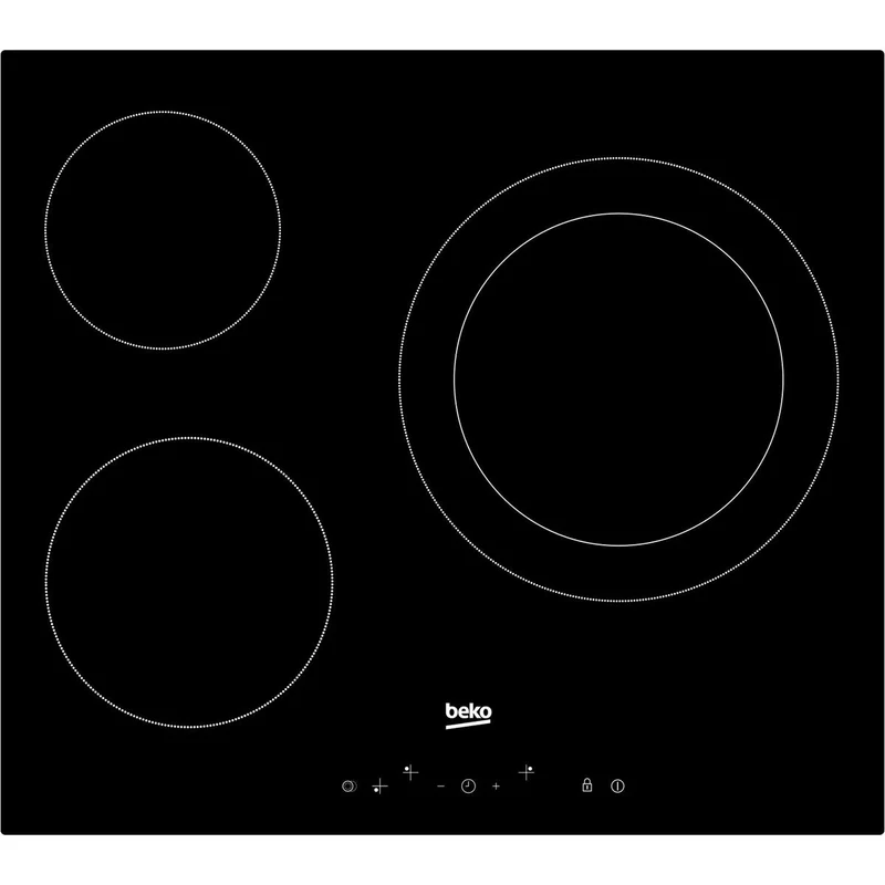 Glaskeramik-Kochfeld BEKO HIC63402T 60 cm 58 cm 5700 W