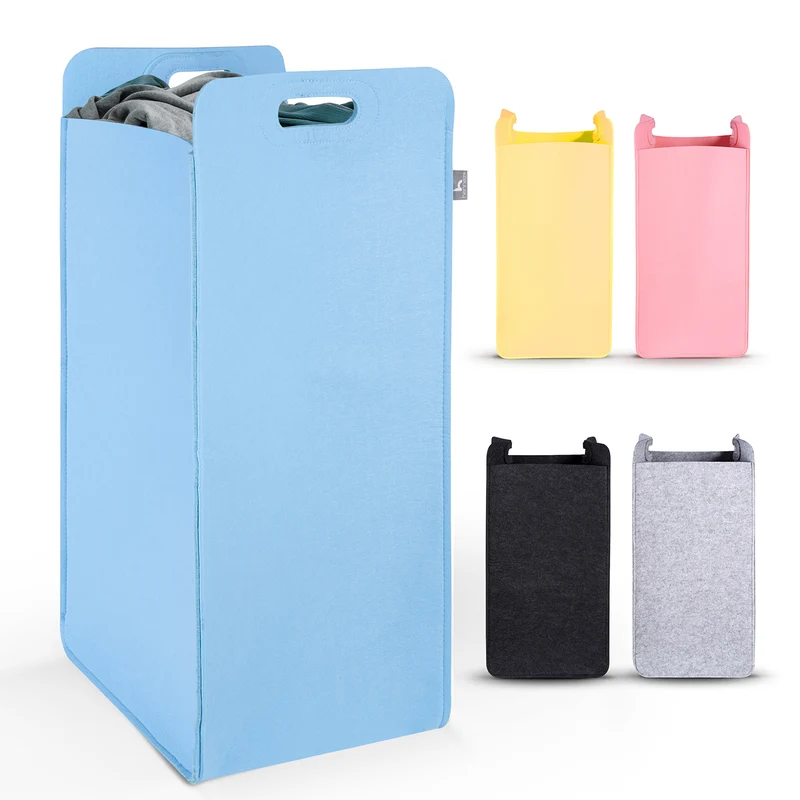 Filz-Aufbewahrungskorb "Katy" 75 l - Blau