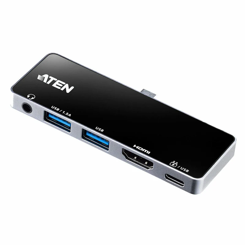 Dockstation Aten UH3238 Schwarz Silber