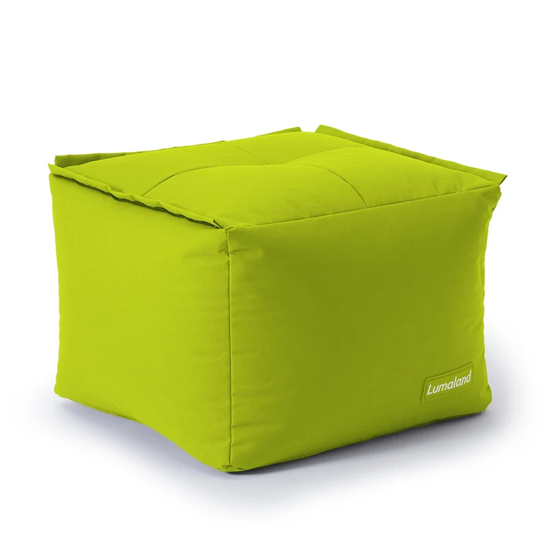Sitzsack-Hocker (200 L) - Modulares System - indoor & outdoor - Apfelgrün