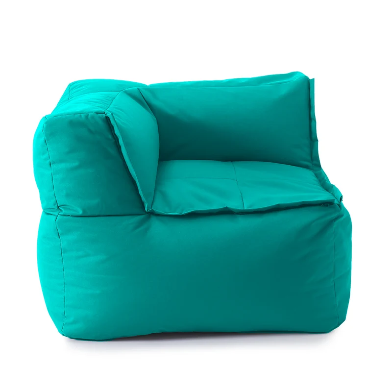 Sitzsack-Sofa Ecke (340 L) - Modulares System - indoor & outdoor - Türkis