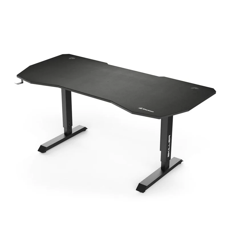 Schreibtisch Gaming Sharkoon SGD20 Schwarz Stahl MDF Holz