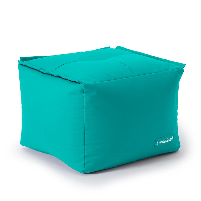 Sitzsack-Hocker (200 L) - Modulares System - indoor & outdoor - Türkis