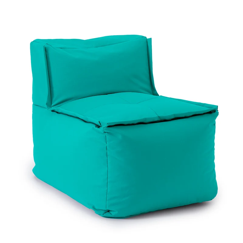 Sitzsack-Sofa Mittelstück (200 L) - Modulares System - indoor & outdoor - Türkis