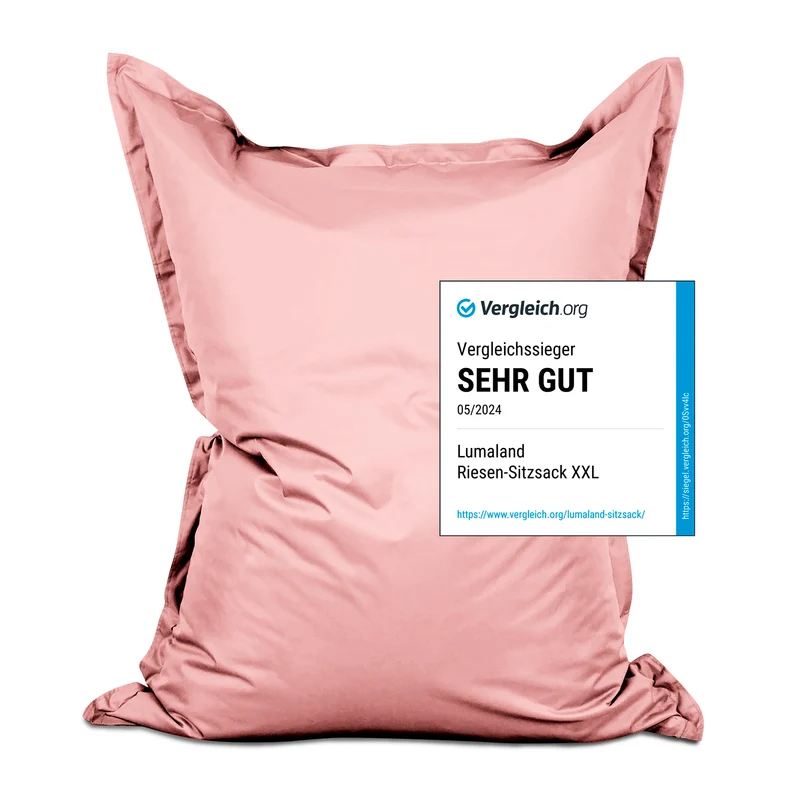 Sitzsack Classic XXL (380 L) - indoor & outdoor - Pastell Pink