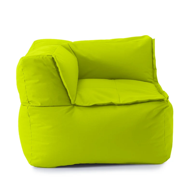Sitzsack-Sofa Ecke (340 L) - Modulares System - indoor & outdoor - Apfelgrün