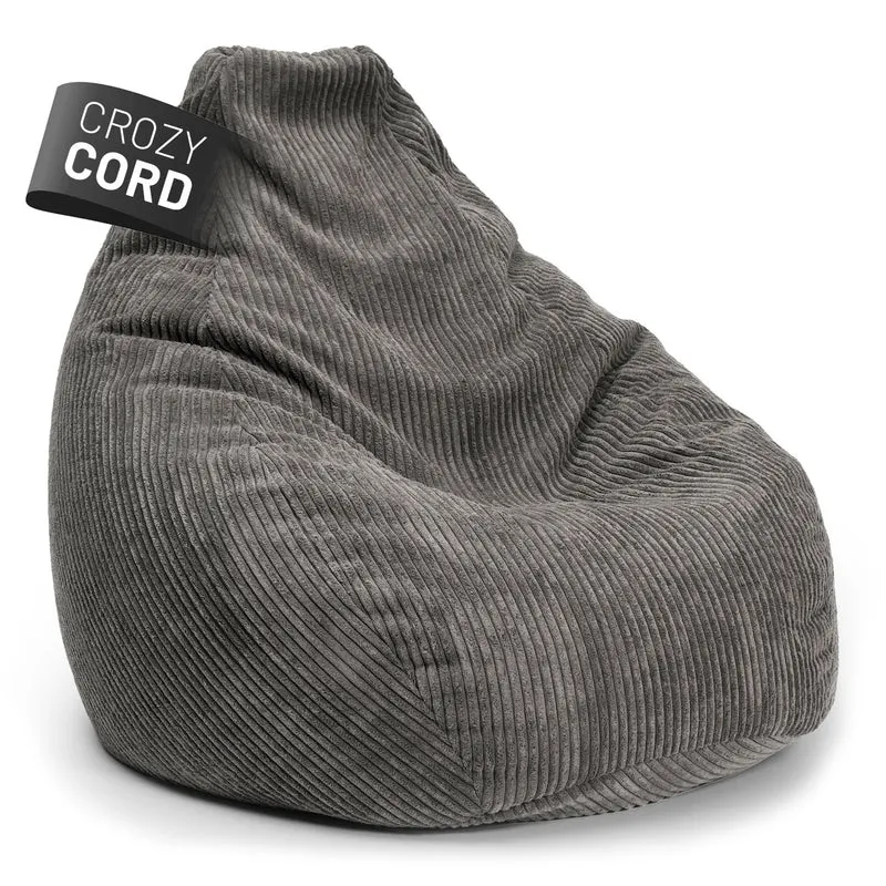 Sitzsack GIANT aus der Cord-Reihe - Grau