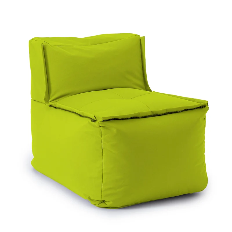 Sitzsack-Sofa Mittelstück (200 L) - Modulares System - indoor & outdoor - Apfelgrün