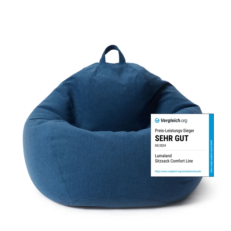 Comfort Line Sitzsack XL - 250 L - Dunkelblau