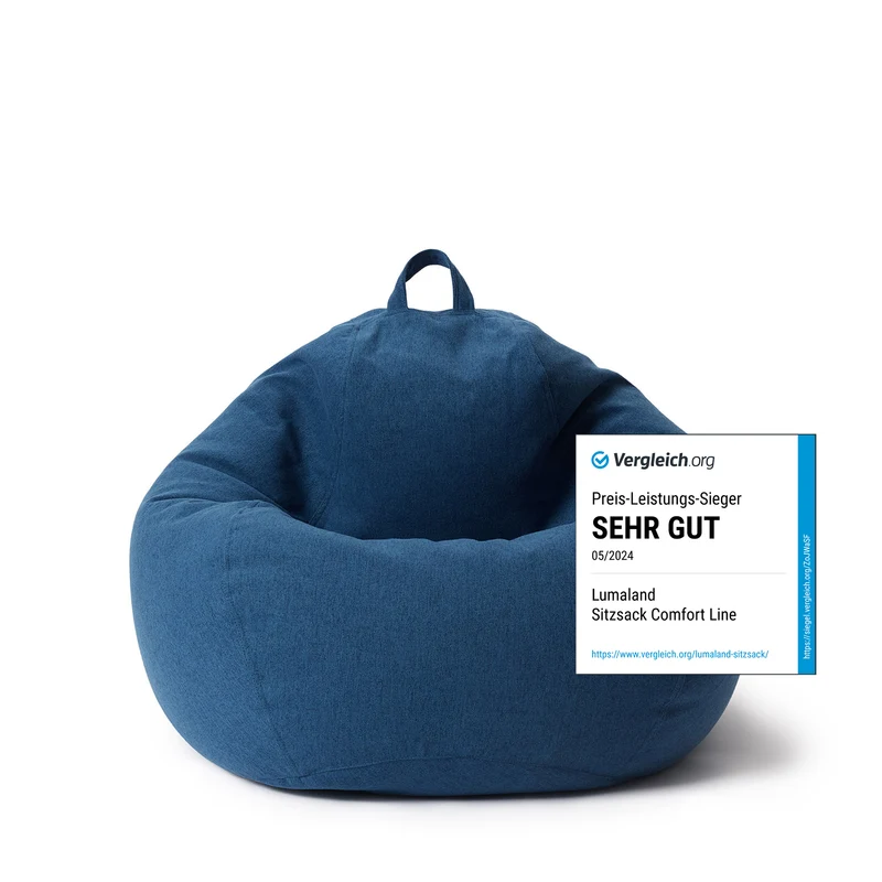 Comfort Line Sitzsack L - 185 L - Dunkelblau