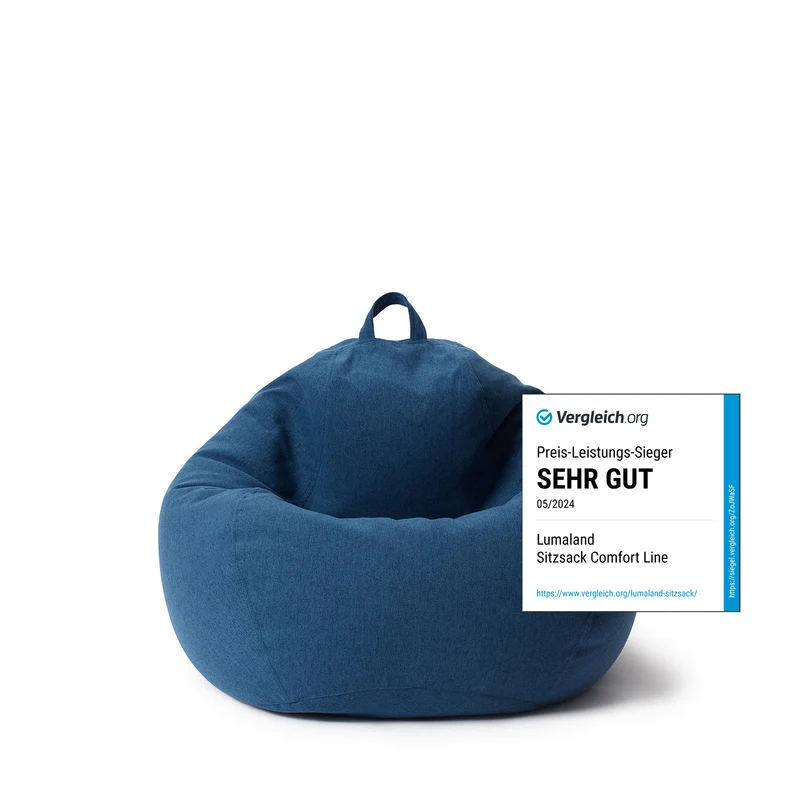 Comfort Line Sitzsack M - 120 L - Navyblau