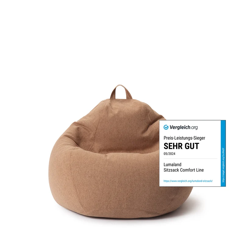 Comfort Line Sitzsack M - 120 L - Braun