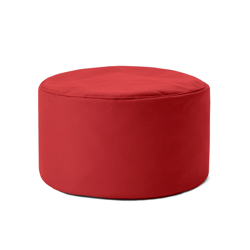 Sitzsack-Hocker/Pouf (50 L) - indoor & outdoor - Rot